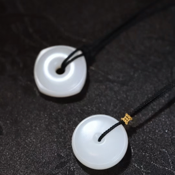 “Essence of Purity” – Twin White Nephrite Pendants - Image 7