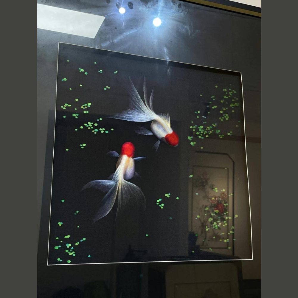 Handcrafted Silk Embroidery Tapestry/Artwork - Image 11