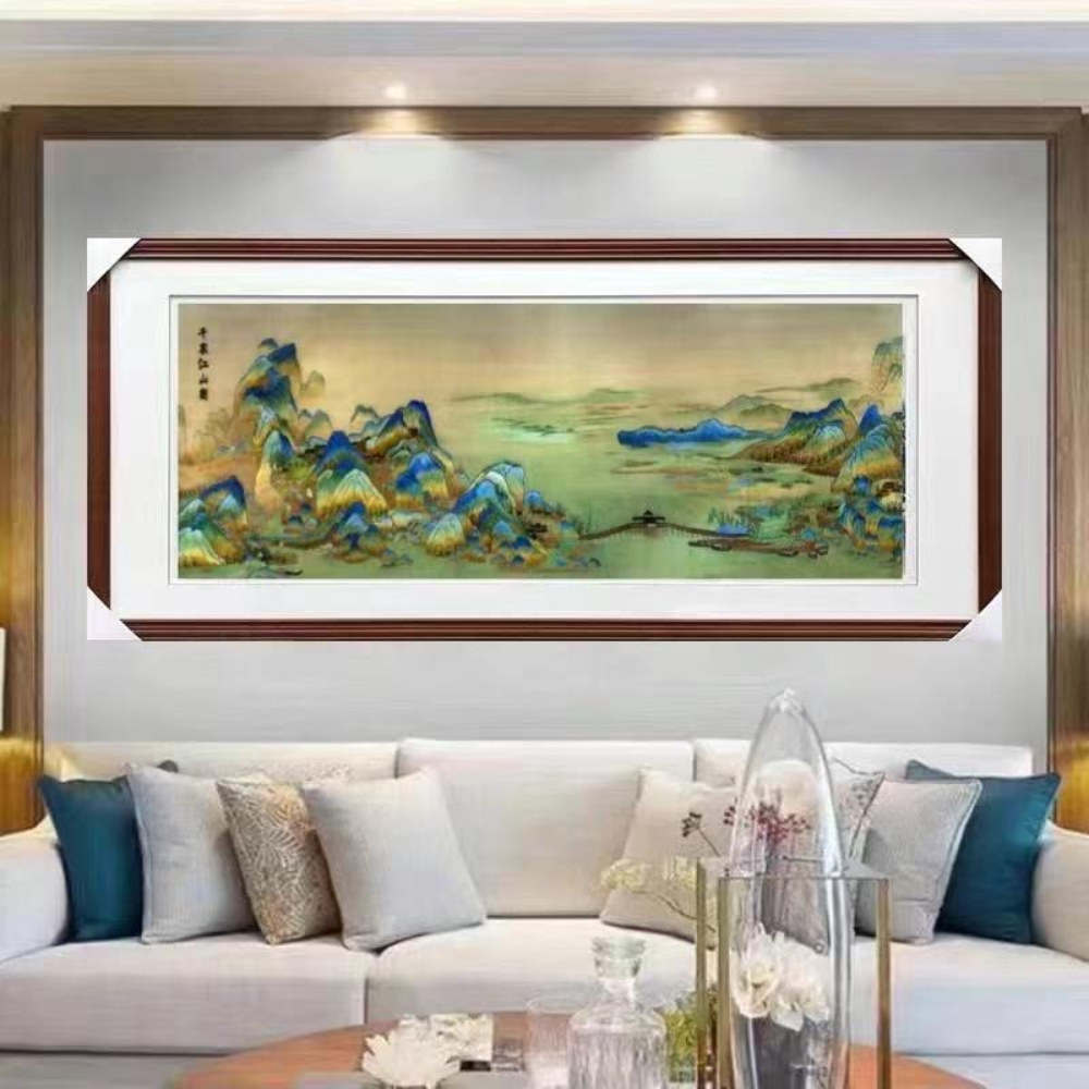Handcrafted Silk Embroidery Tapestry/Artwork - Image 12