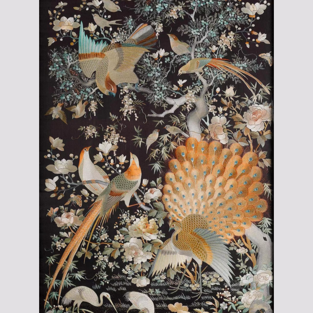 Handcrafted Silk Embroidery Tapestry/Artwork - Image 3