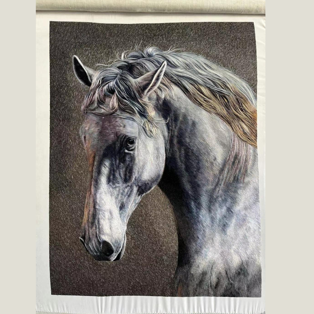 Handcrafted Silk Embroidery Tapestry/Artwork - Image 9