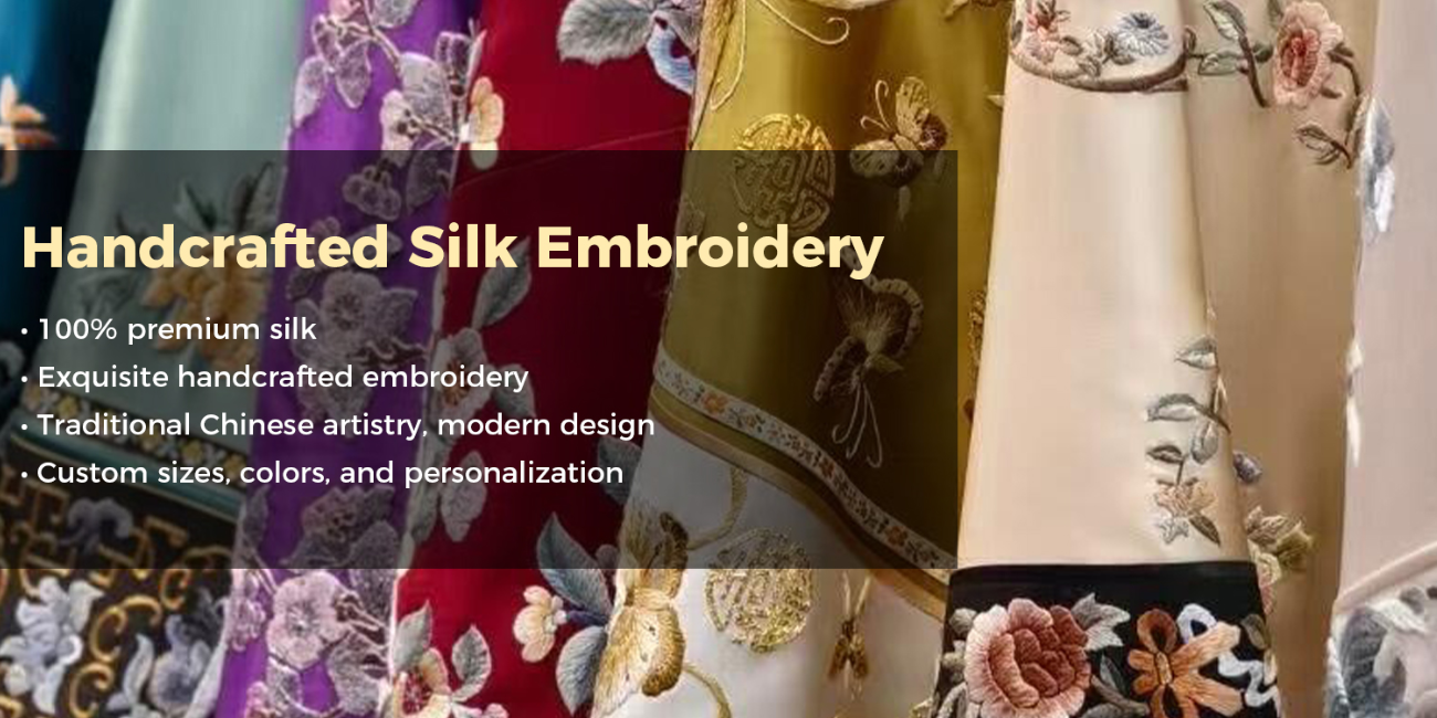 Handcrafted Silk Embroidery
