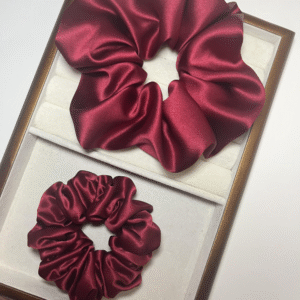 Healthy hair! Luxury Silk Hair Scrunchie Set – 6cm & 4cm