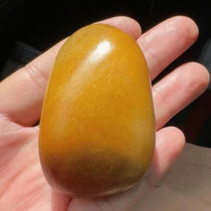 Imperial Golden Egg Exquisite Lonely Stone – 120g for Handheld