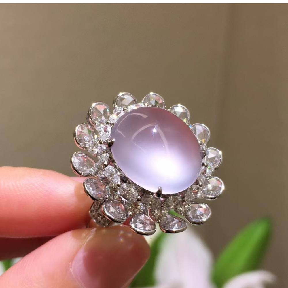 Lavender Dream Jadeite Pendant-Ring - Image 2