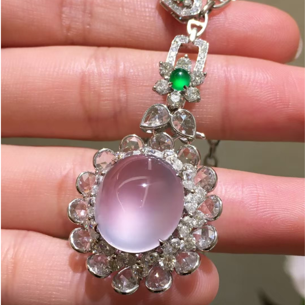 Lavender Dream Jadeite Pendant-Ring - Image 3