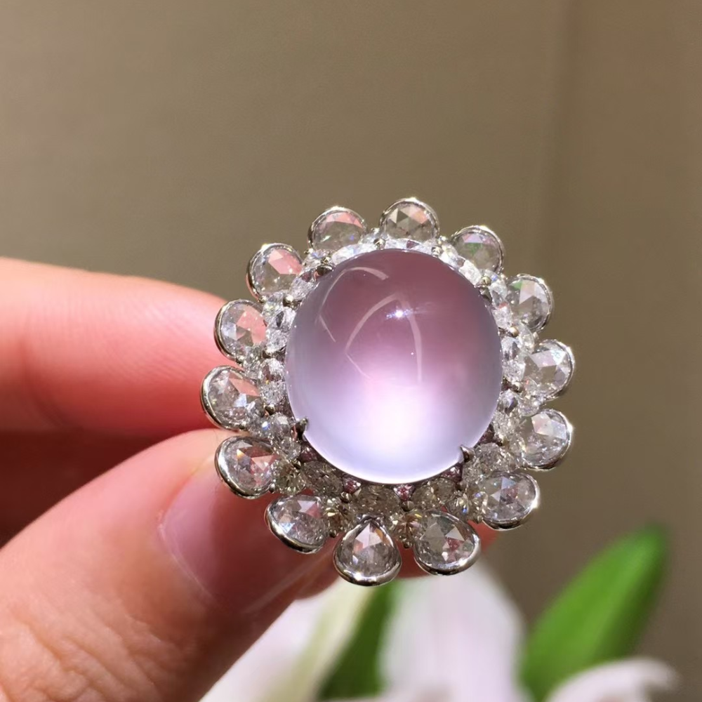 Lavender Dream Jadeite Pendant-Ring - Image 4