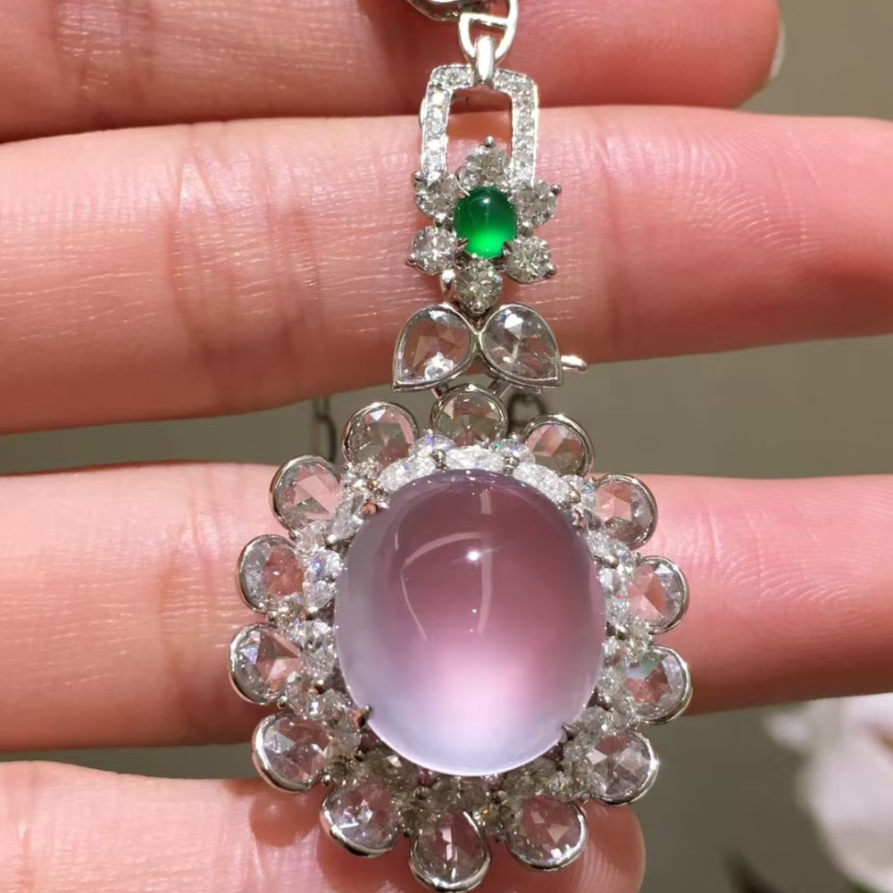 Lavender Dream Jadeite Pendant-Ring - Image 5