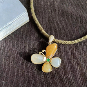 Lonely Butterfly Gold Pandent