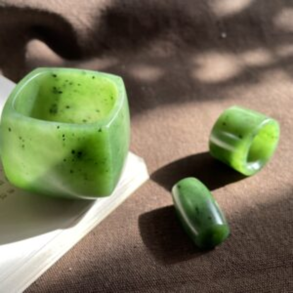 Green Nephrite Master Cup Set - Image 3