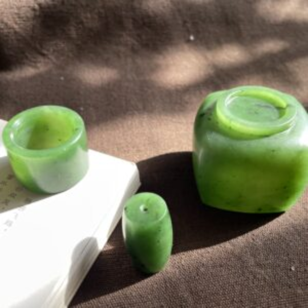 Green Nephrite Master Cup Set - Image 4