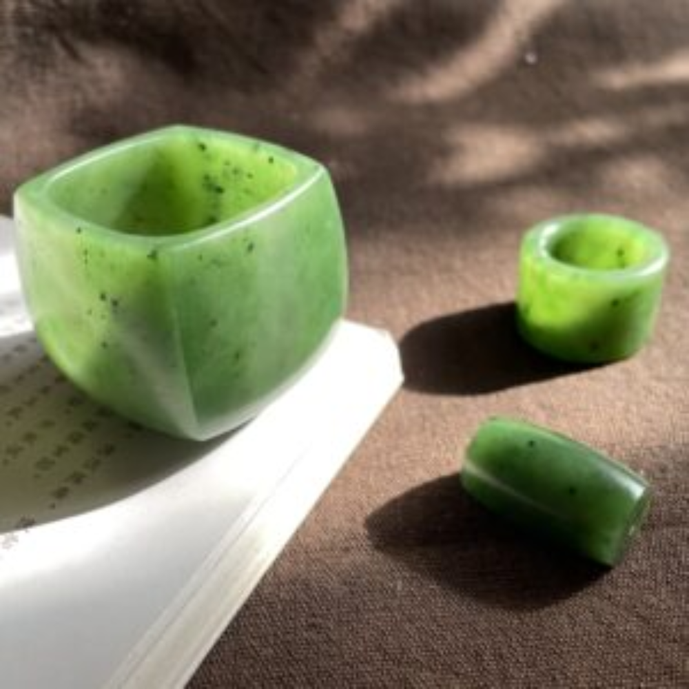 Green Nephrite Master Cup Set