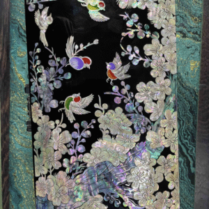 Handcrafted Shell Inlay Lacquer Jewelry Box